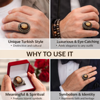 Turkish Signet Ring - Stainless Steel
