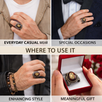 Turkish Signet Ring - Stainless Steel