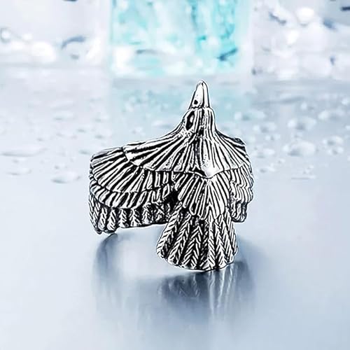 Eagle Ring Stainless Steel Fashion Accessory