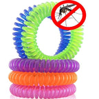 Mosquito Ring Repellent Bracelet - Stretchy and Waterproof (1 Piece, Random Colour)