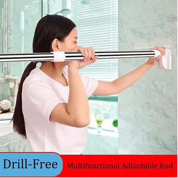 Multifunctional Adjustable Tension Rod for Clothes and Closets