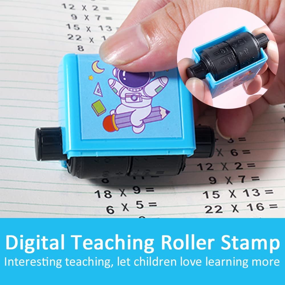 Birud Multiplication and Division Roller Stamp, Pack of 2