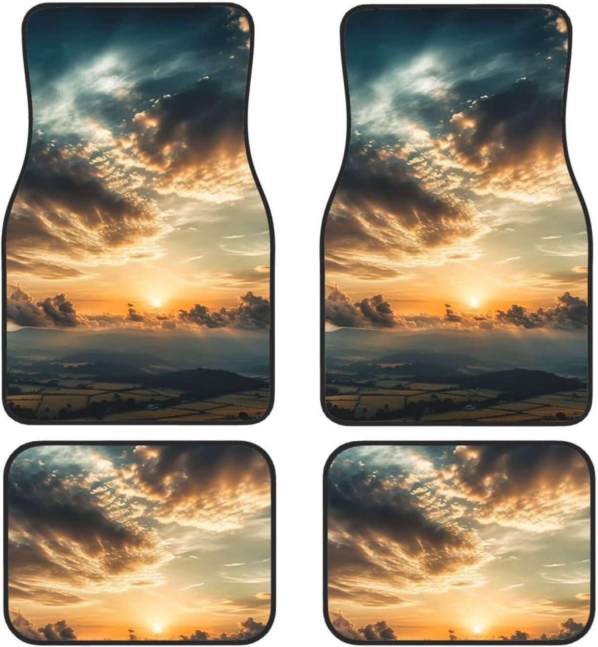Car Mats Protection Rugs (4-Piece Set)