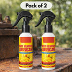 Two 180 ml bottles of rust remover lubricant standing side by side