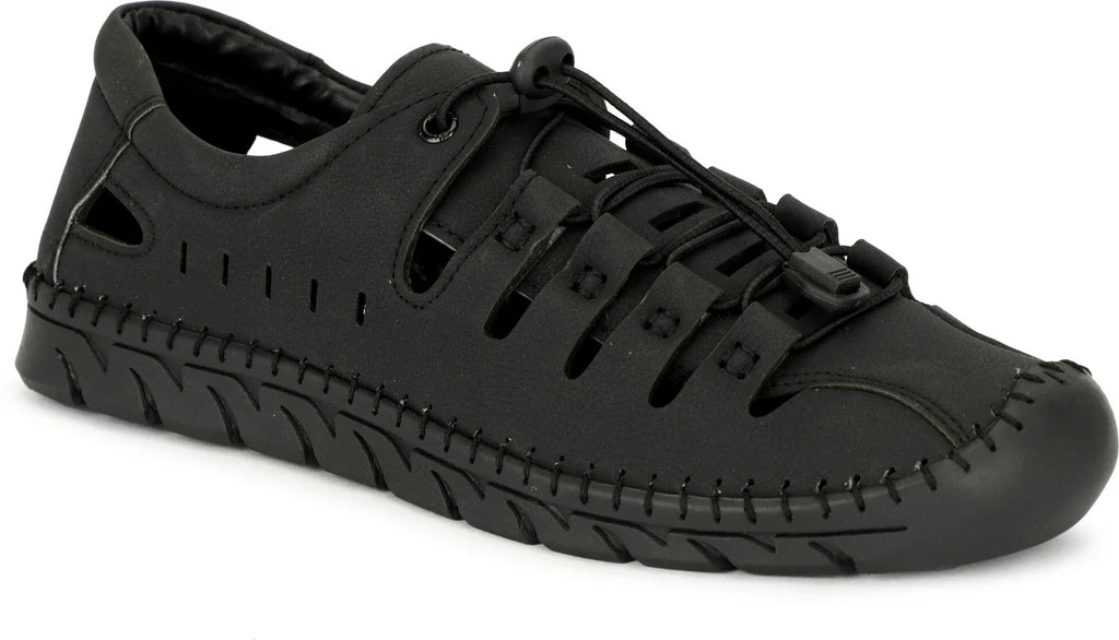 Mens Casual Shoes with Rubber Sole and PU Lining