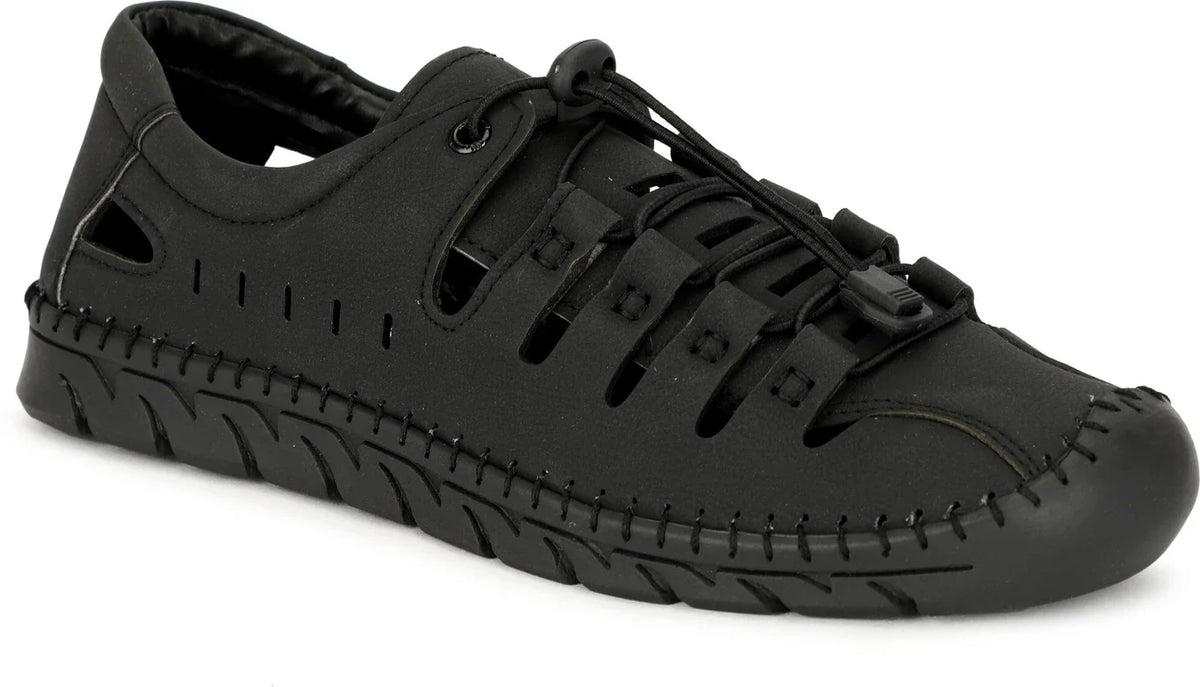 Mens Casual Shoes with Rubber Sole and PU Lining
