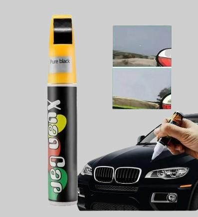 A handheld paint repair pen for fixing minor car scratches and paint scuffs