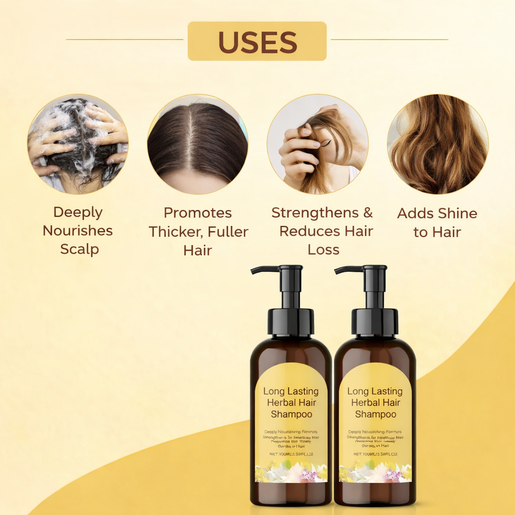 Japanese Long-Lasting Natural Hair Dye Shampoo