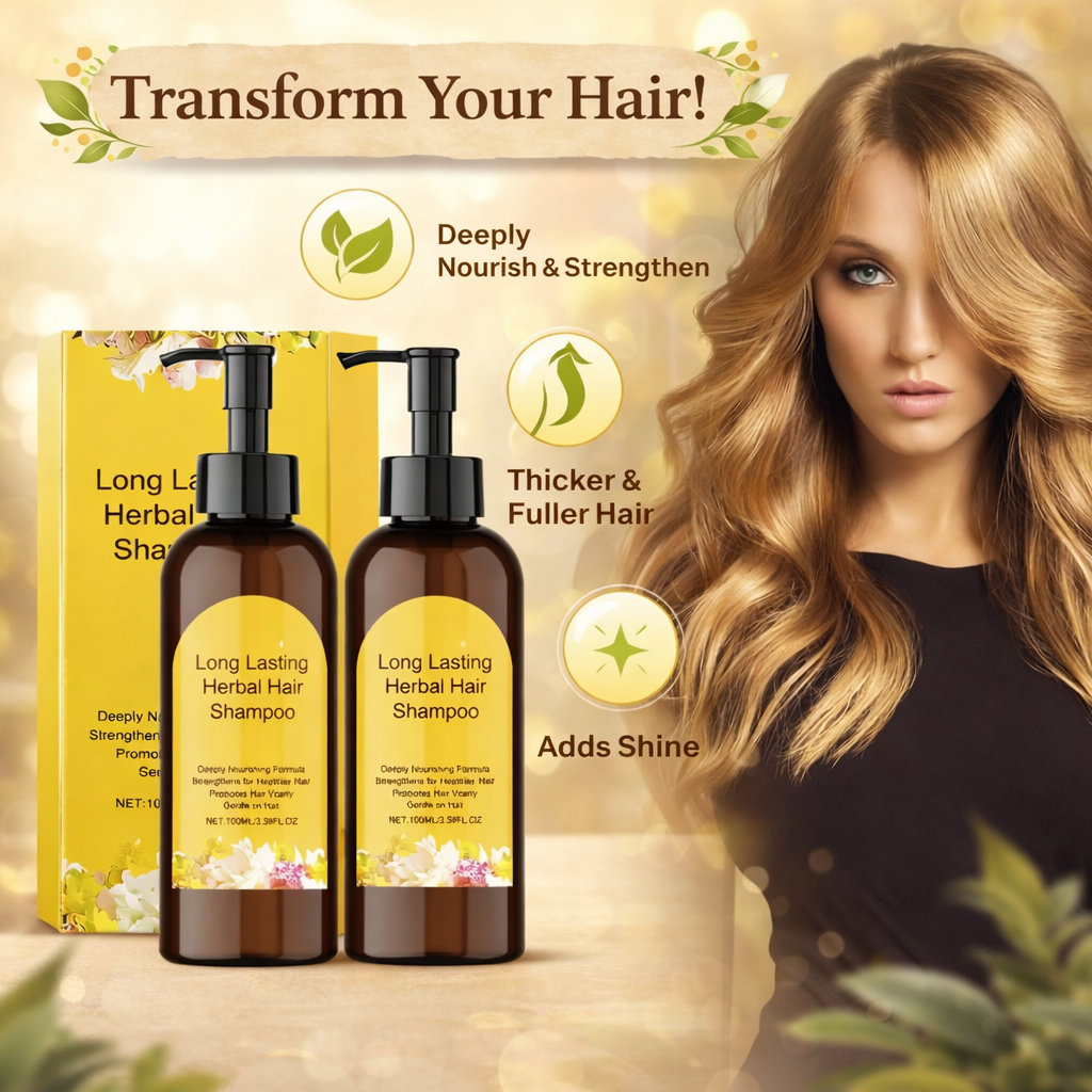 Japanese Long-Lasting Natural Hair Dye Shampoo