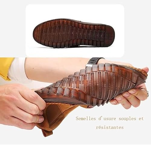 Leather Slip-On Penny Loafer Moccasins