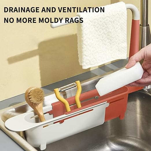 Adjustable Kitchen Sink Holder, plastic