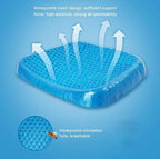 Egg Sitter Support Cushion - Flexible Silicone Gel Seat Pad