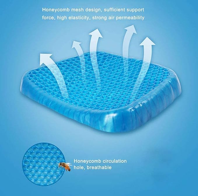 Egg Sitter Support Cushion - Flexible Silicone Gel Seat Pad