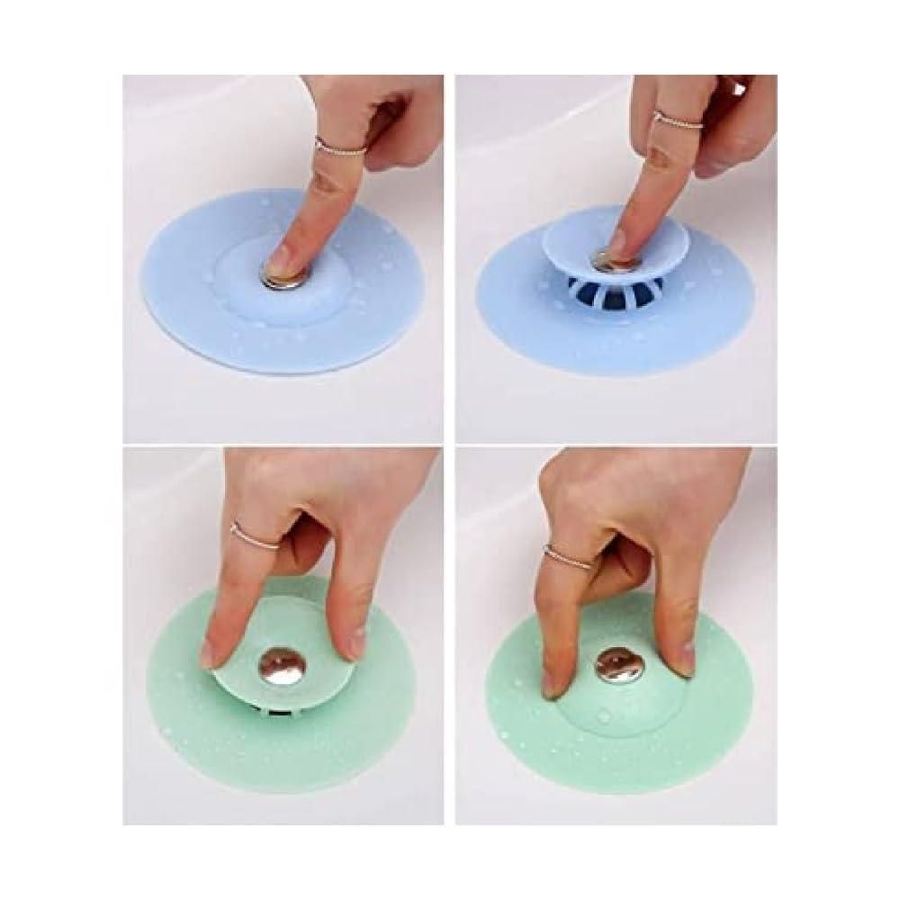 Silicone Household Kitchen Sink Strainer, silicone, pack of 3