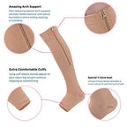 Stocking Knee High Socks with Zipper Compression Socks
