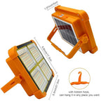 Solar Rechargeable LED Flood Light with Built-in Power Bank