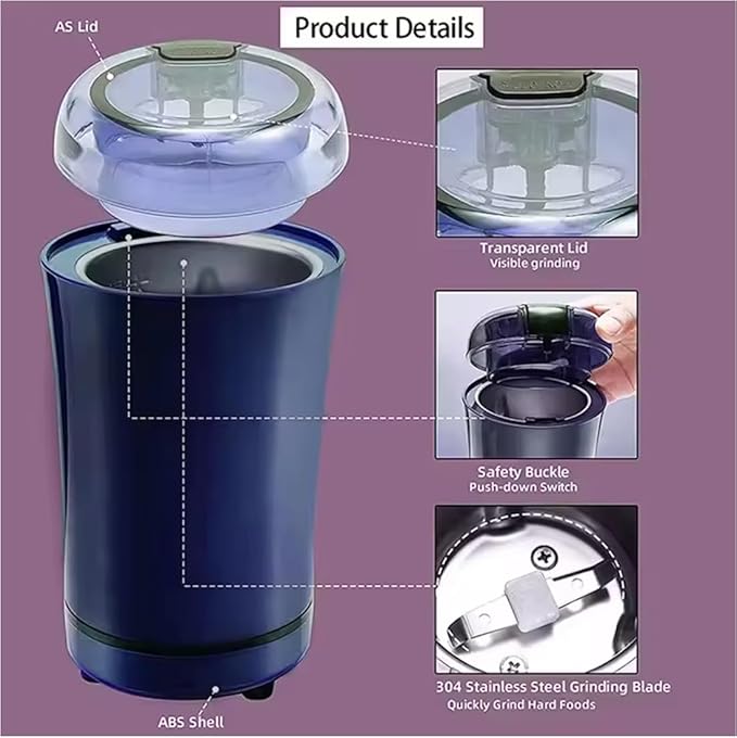 200W Stainless Steel Mixer Grinder for Masala and Herbs - CL-VI-1670