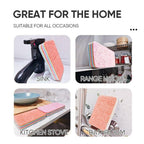 Rainbow Microfiber Dish Cleaning Sponges, microfiber