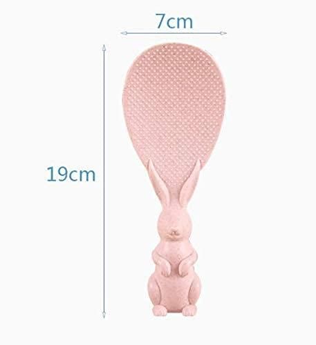 Rabbit Standing Non-Stick Rice Spoon in Random Color (Pack of 2)