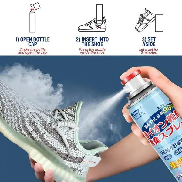 Shoe Deodorant Spray, 400g Refreshing Footwear Odor Neutralizer