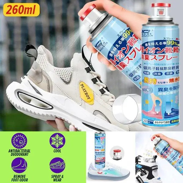 Shoe Deodorant Spray, 400g Refreshing Footwear Odor Neutralizer