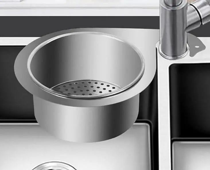 Stainless steel swan-shaped kitchen sink drain basket