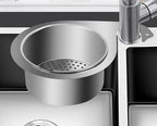 Stainless steel swan-shaped kitchen sink drain basket