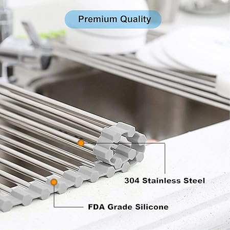 The Sink Dish Drying Rack, stainless steel