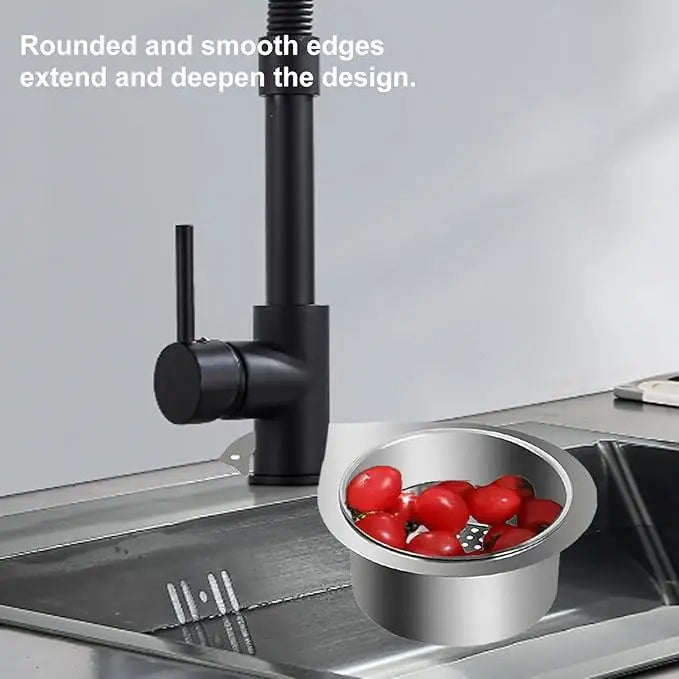 Stainless Steel Swan Drain Basket Sink Strainer, stainless steel