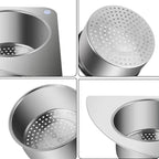 Stainless Steel Swan Drain Basket Sink Strainer, stainless steel