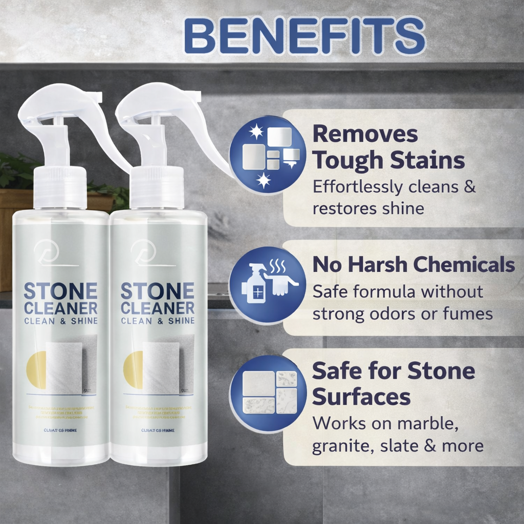 Stone Cleaner Solution - Pack of 2