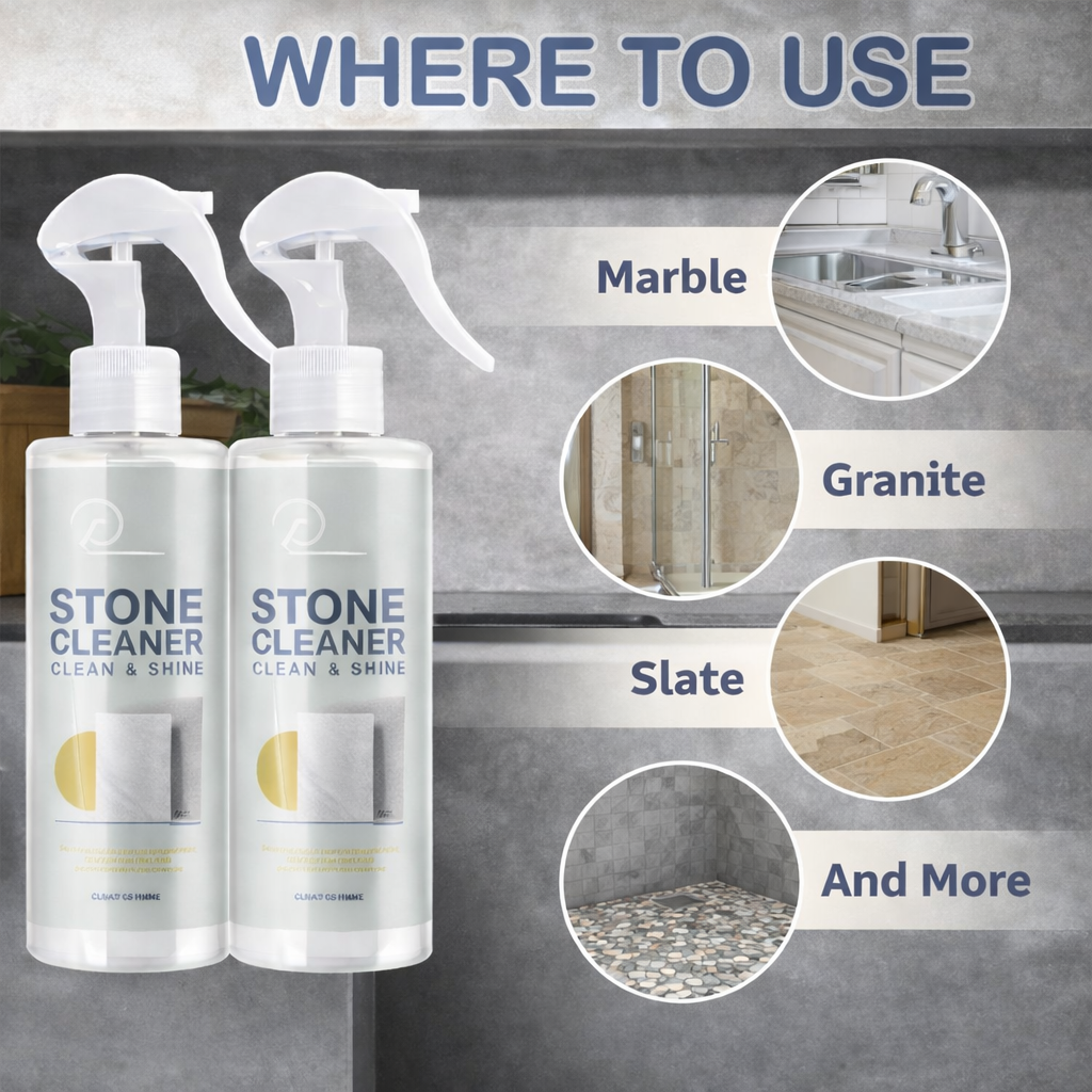 Stone Cleaner Solution - Pack of 2