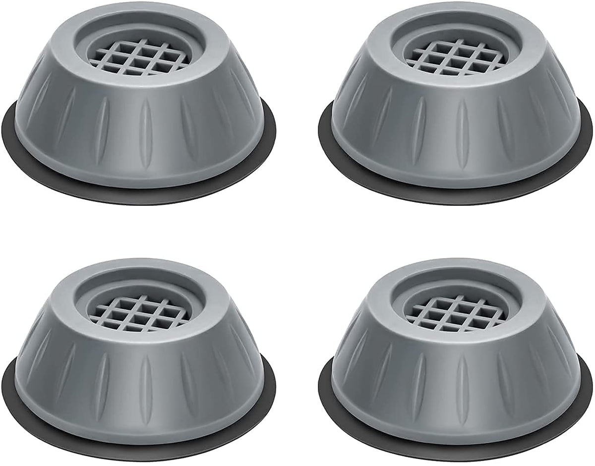 Anti-Vibration Pads for Washing Machine, 4-Piece Shock Absorber Feet Set