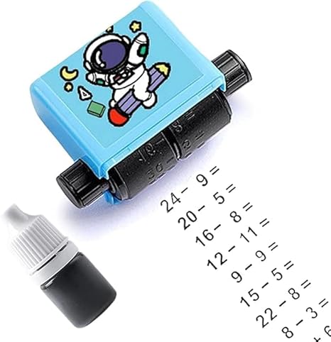 Birud Roller Math Teaching Stamp for Addition, Subtraction, Multiplication and Division