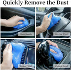 Car Cleaning Gel and Universal Dust Removal Putty for Auto Interiors and Electronics