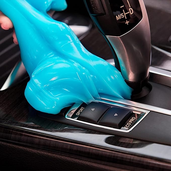Car Cleaning Gel and Universal Dust Removal Putty for Auto Interiors and Electronics
