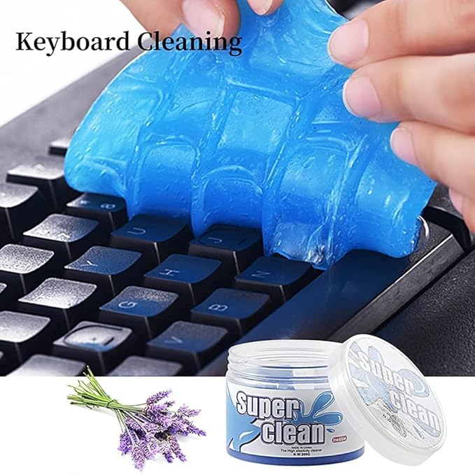 Car Cleaning Gel and Universal Dust Removal Putty for Auto Interiors and Electronics
