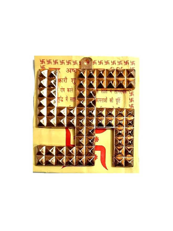 Brass Metal Swastikam Vastu Symbol for Home Decor