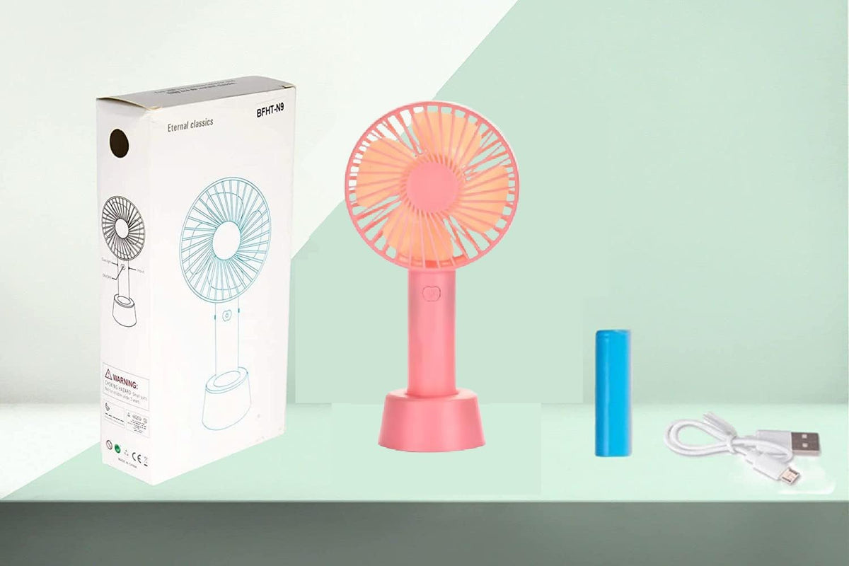 Mini Portable USB Hand Fan - Compact Rechargeable Cooling Device