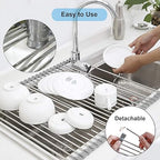 The Sink Dish Drying Rack, stainless steel