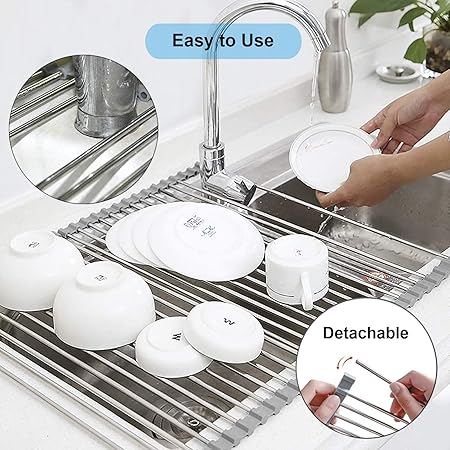 The Sink Dish Drying Rack, stainless steel