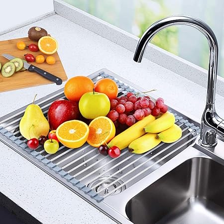 The Sink Dish Drying Rack, stainless steel