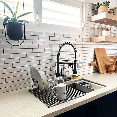 The Sink Dish Drying Rack, stainless steel