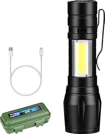A small aluminium pocket torch for emergency light usage