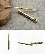 2-in-1 Portable Titanium Toothpick Set