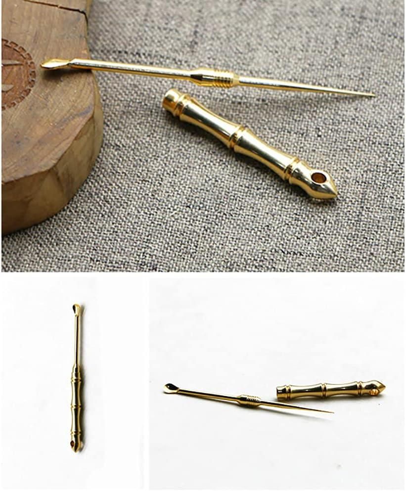 2-in-1 Portable Titanium Toothpick Set