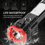 Portable LED Flashlight Multifunctional Work Light Power Bank (Pack Of 2)