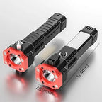 Portable LED Flashlight Multifunctional Work Light Power Bank (Pack Of 2)