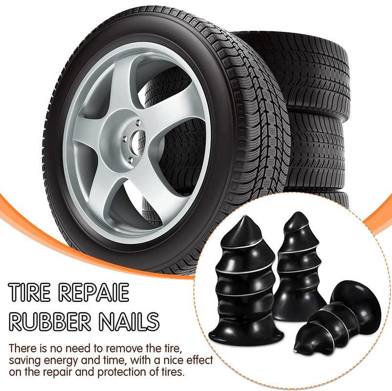 Motorcycle and Car Tire Repair Nails for Punctures (Pack of 10)