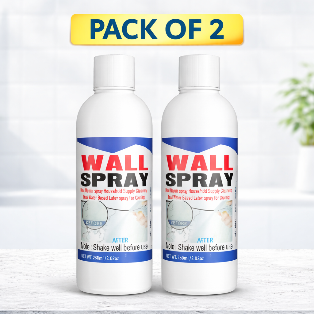 Two cans of AI Wall Spray Crack Repair Spray for home wall maintenance